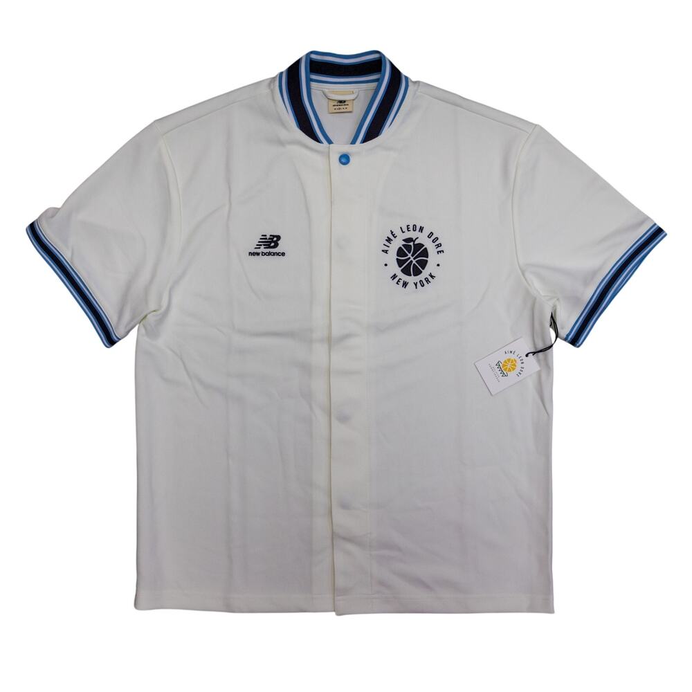 Aimé Leon Dore x New Balance SONNY NY Warm Up Shirt 'Bright White' Size M